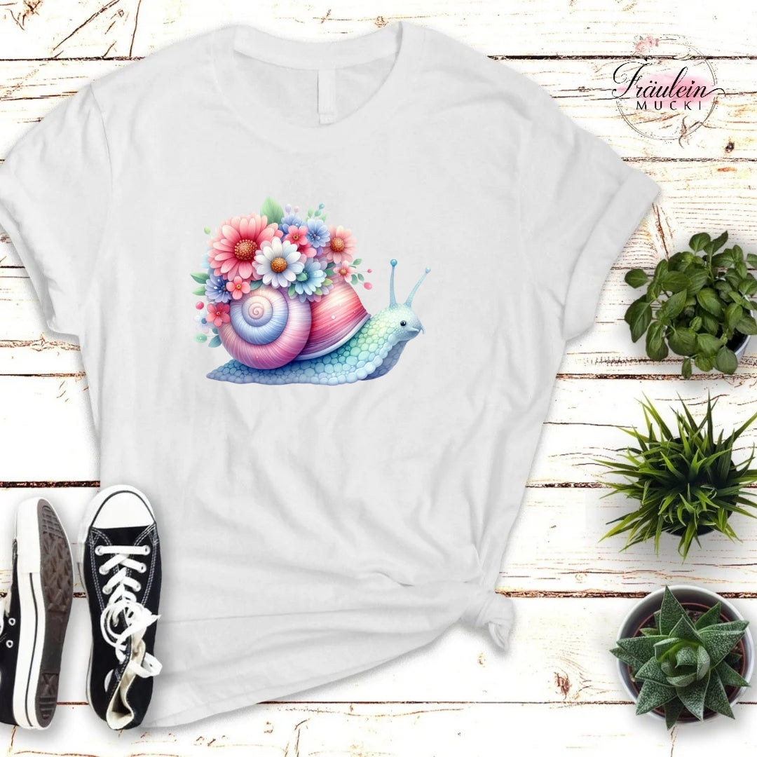 Bügelbild Schnecke