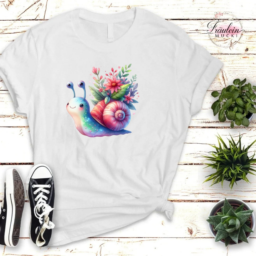 Bügelbild Schnecke