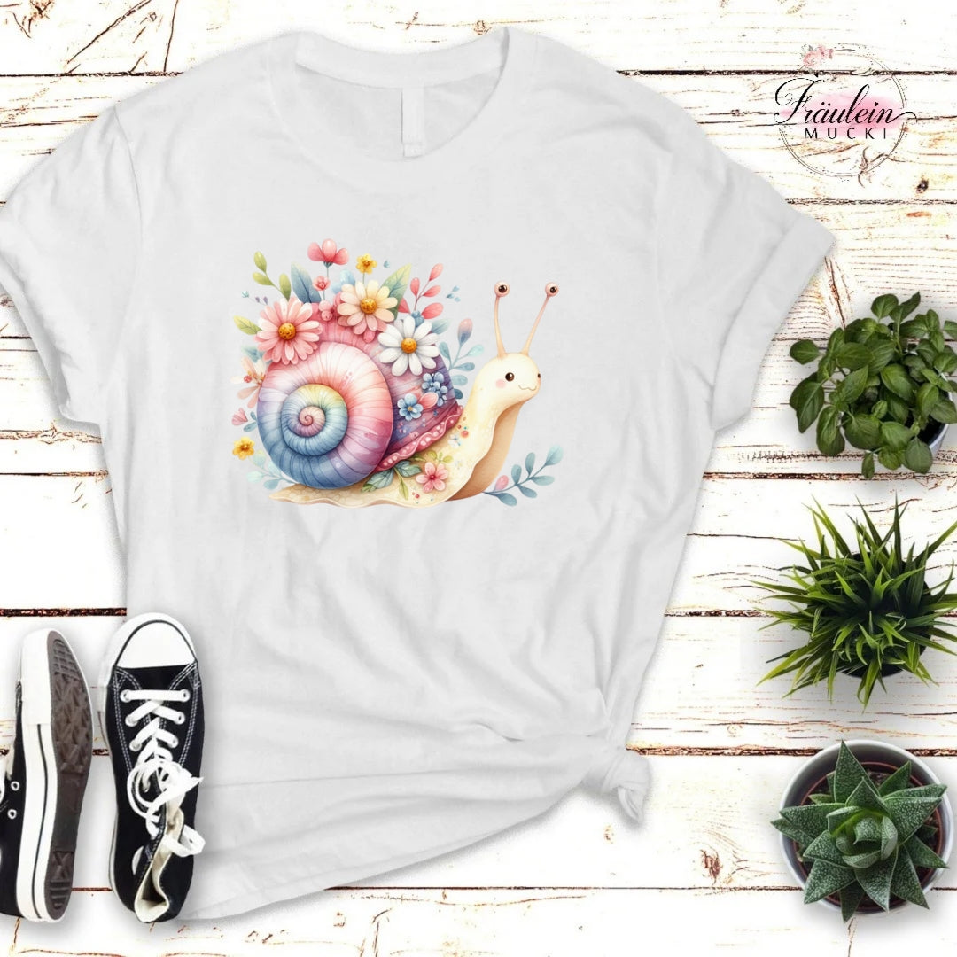 Bügelbild Schnecke