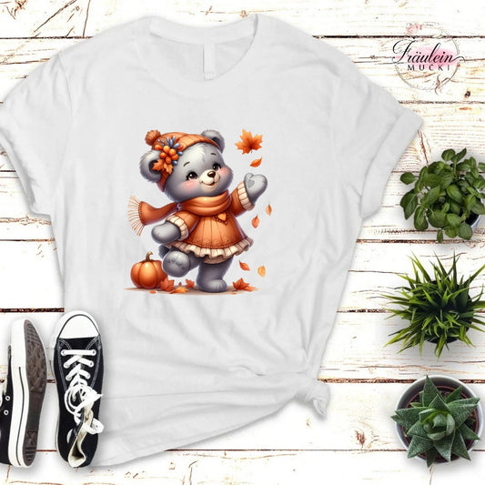 Bügelbild Herbstteddy