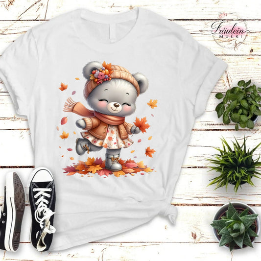 Bügelbild Herbstteddy