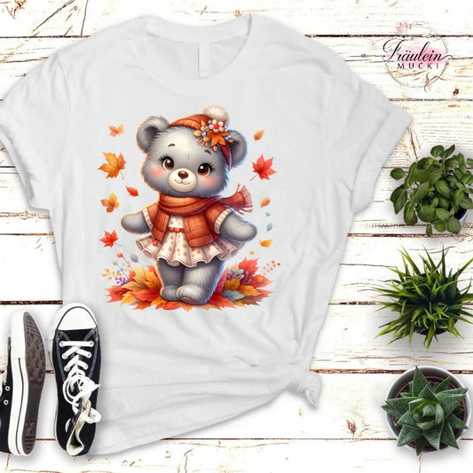 Bügelbild Herbstteddy