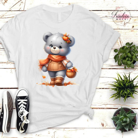 Bügelbild Herbstteddy