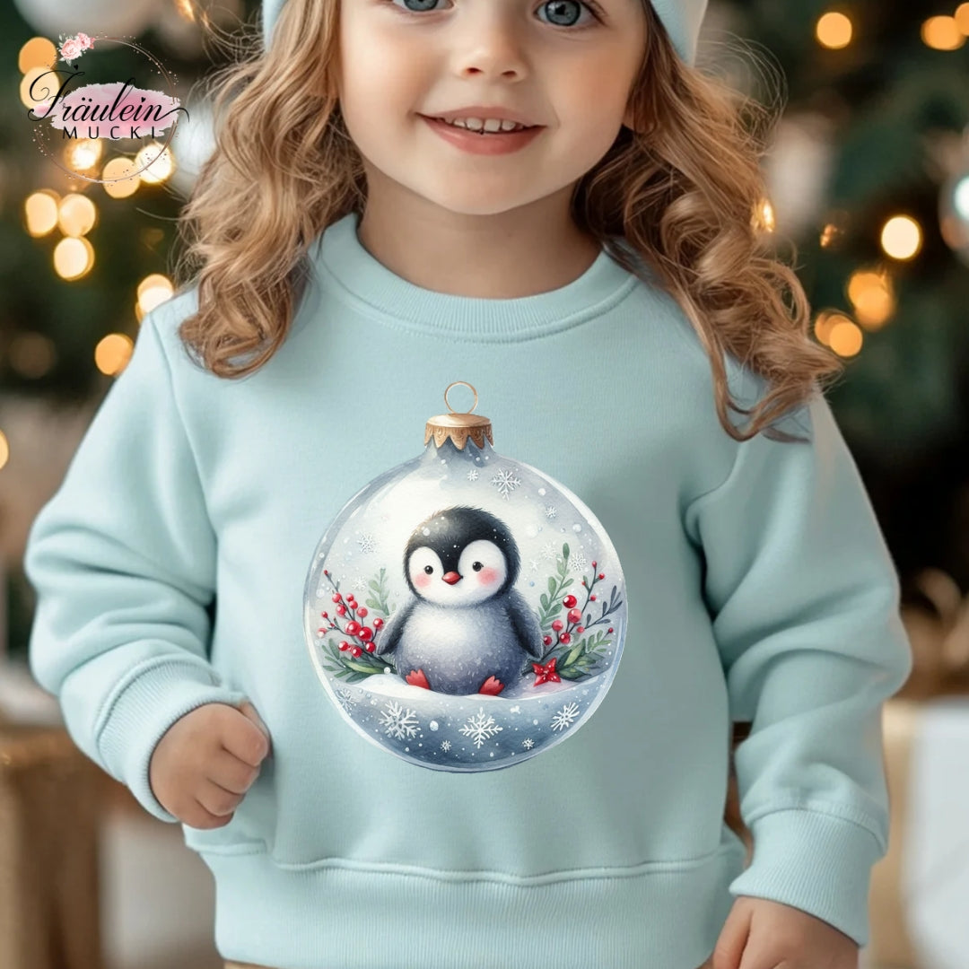 Bügelbild Weihnachtskugel