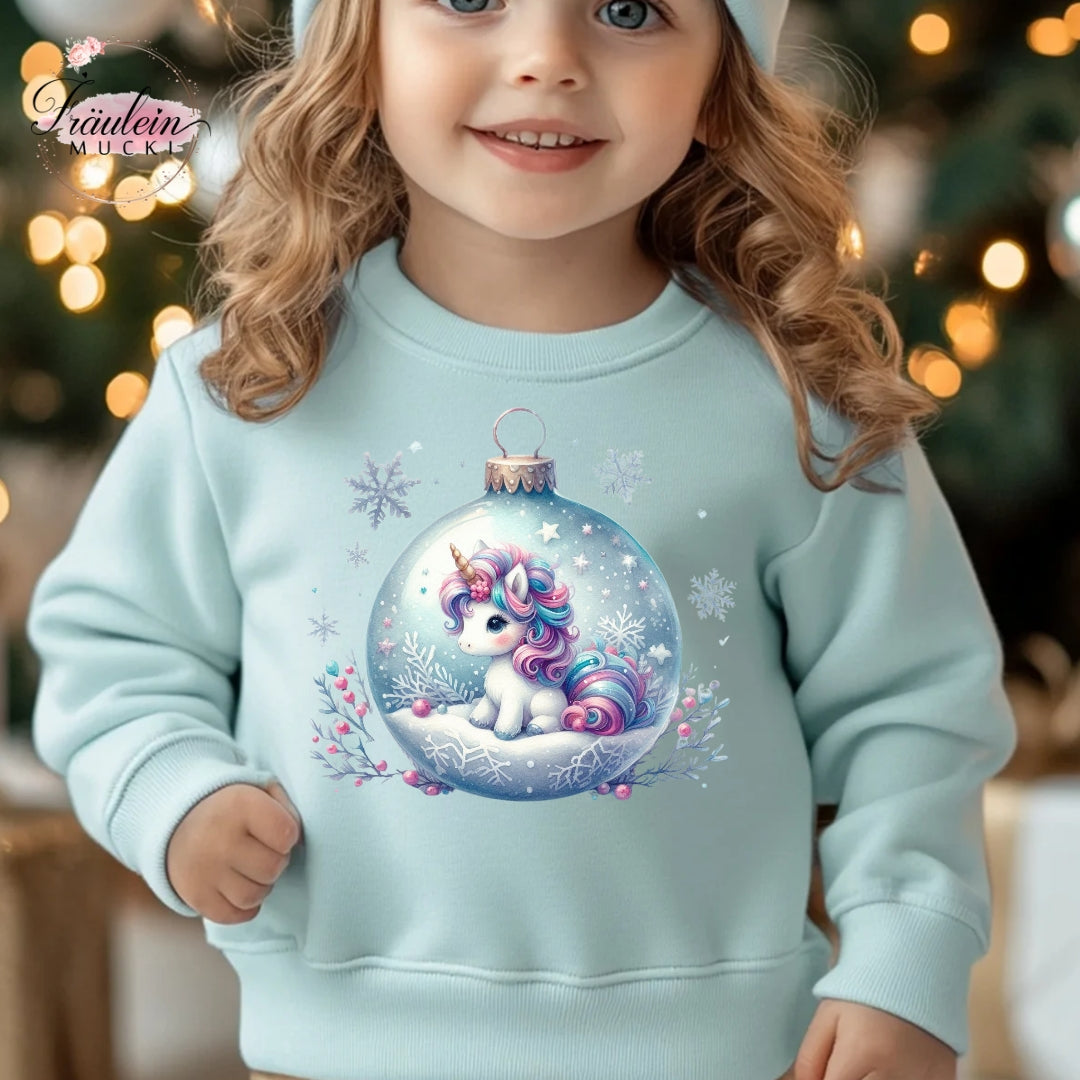 Bügelbild Weihnachtskugel