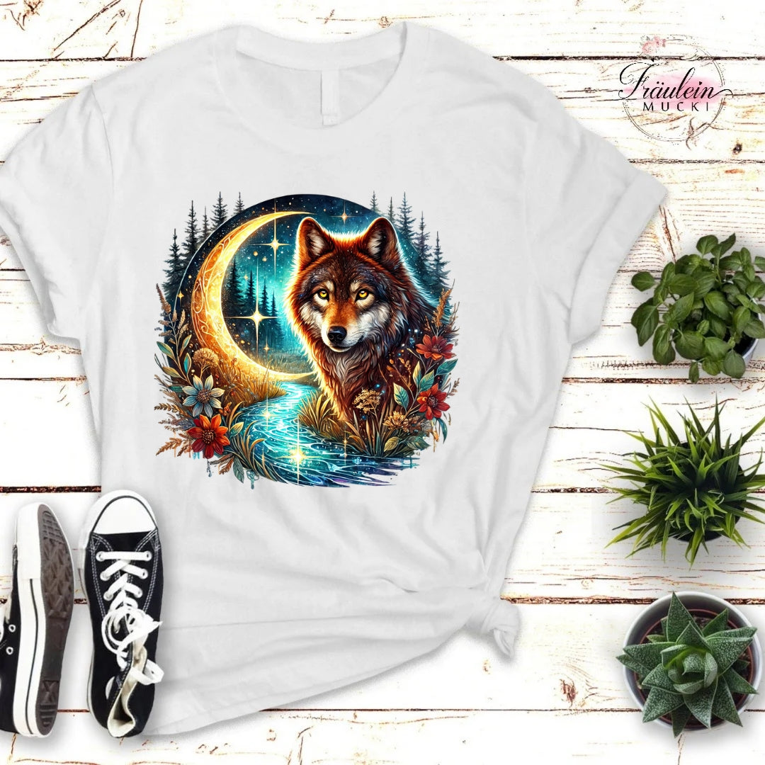 Bügelbild Magic Wolf