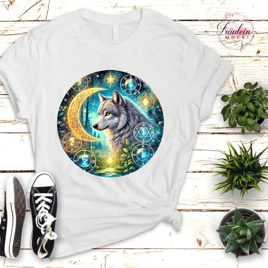 Bügelbild Magic Wolf