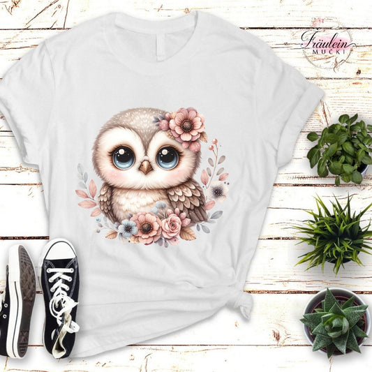 Bügelbild Boho Eule