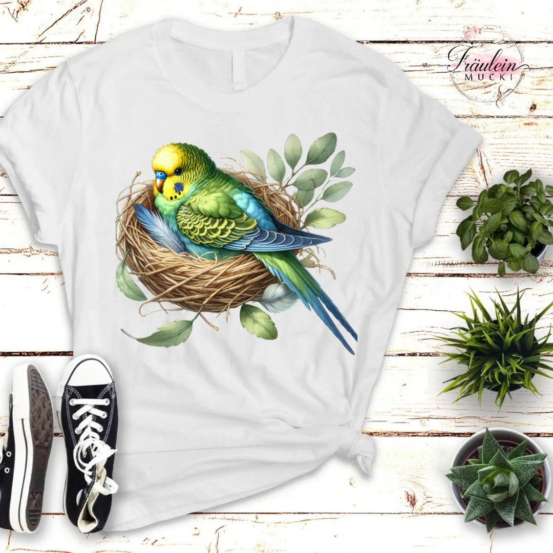 Bügelbild Budgie