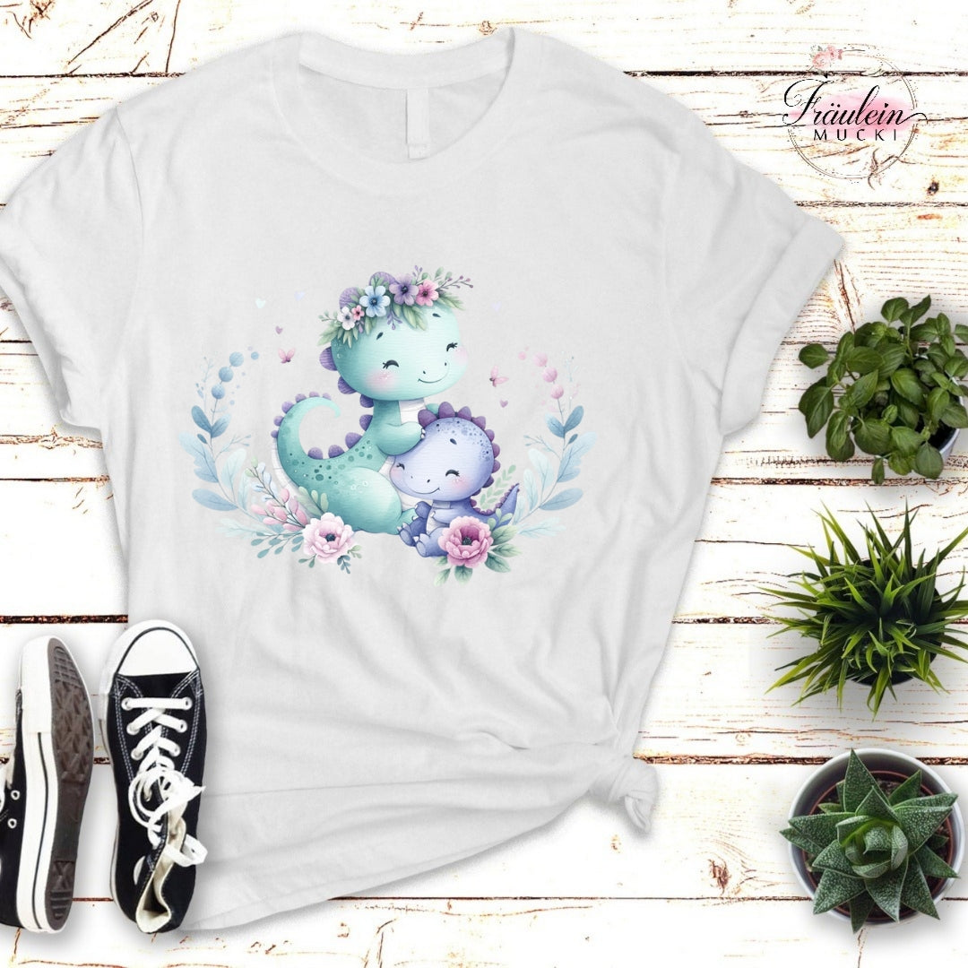 Bügelbild Dinomädchen