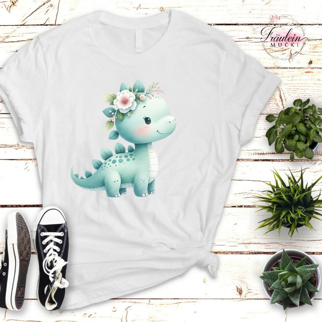 Bügelbild Dinomädchen