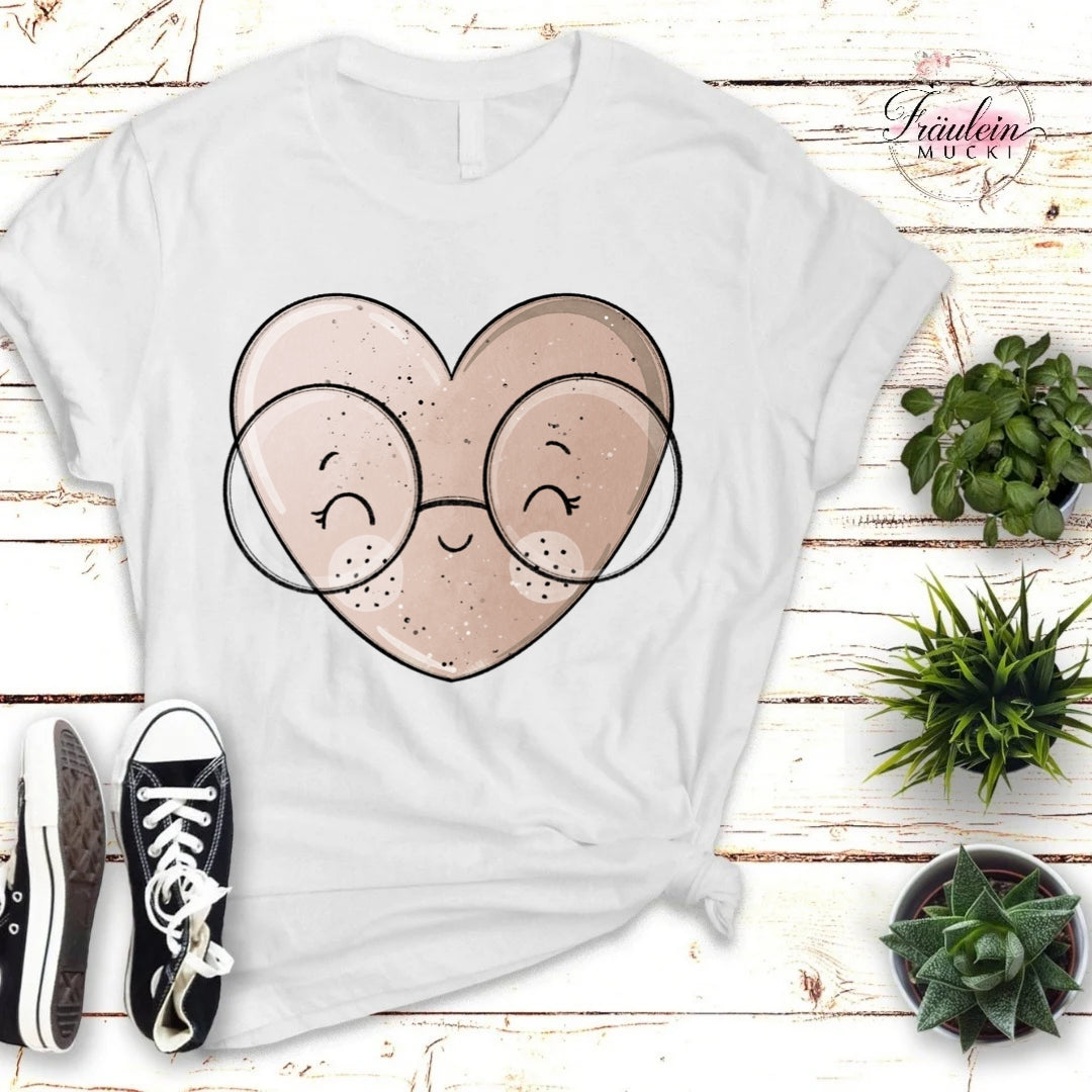 Bügelbild Leo Herzchen