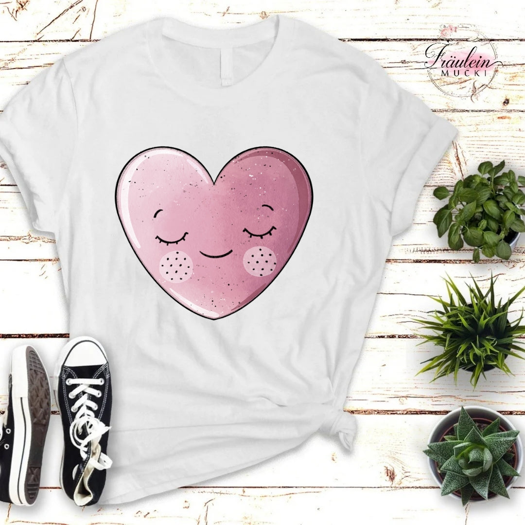 Bügelbild Leo Herzchen