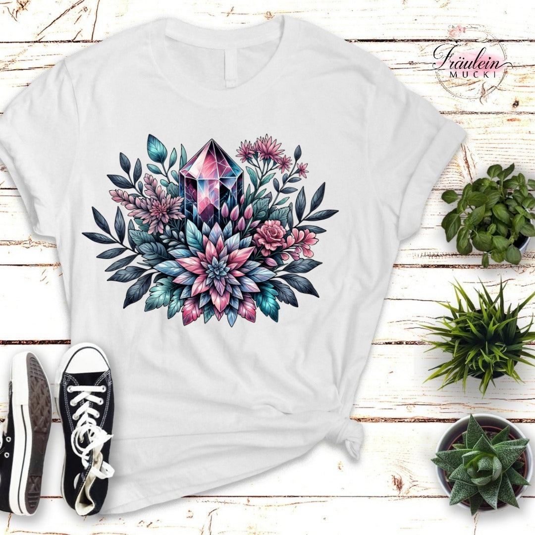 Bügelbild Flower Crystals