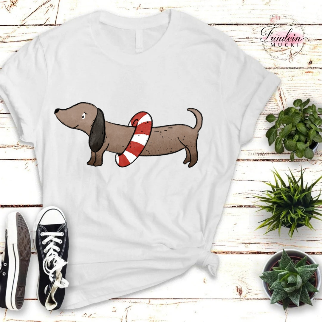 Bügelbild Dackel on the beach