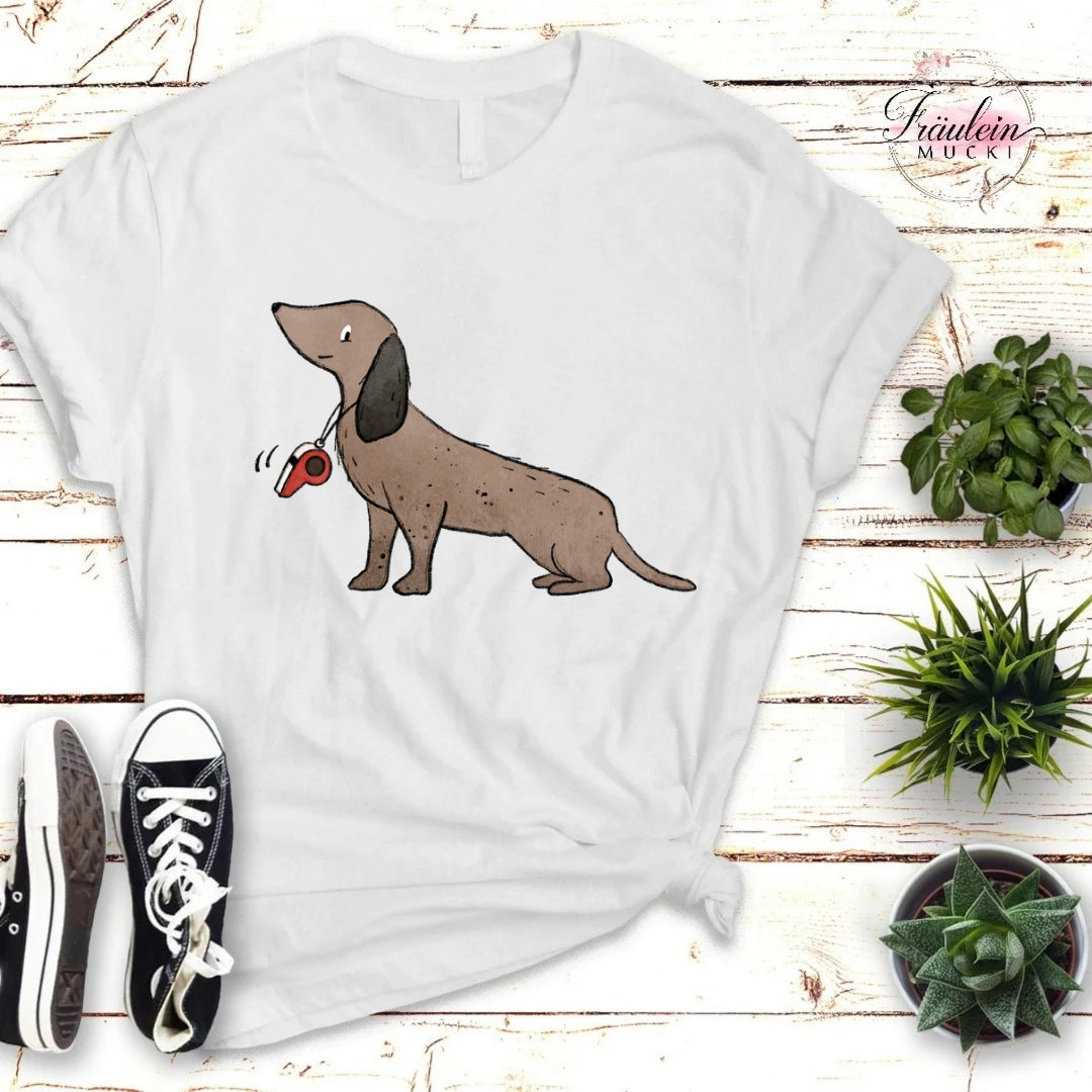 Bügelbild Dackel on the beach