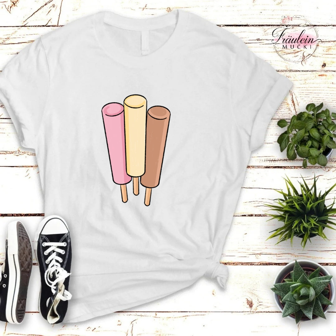 Bügelbild Retro Popsicles