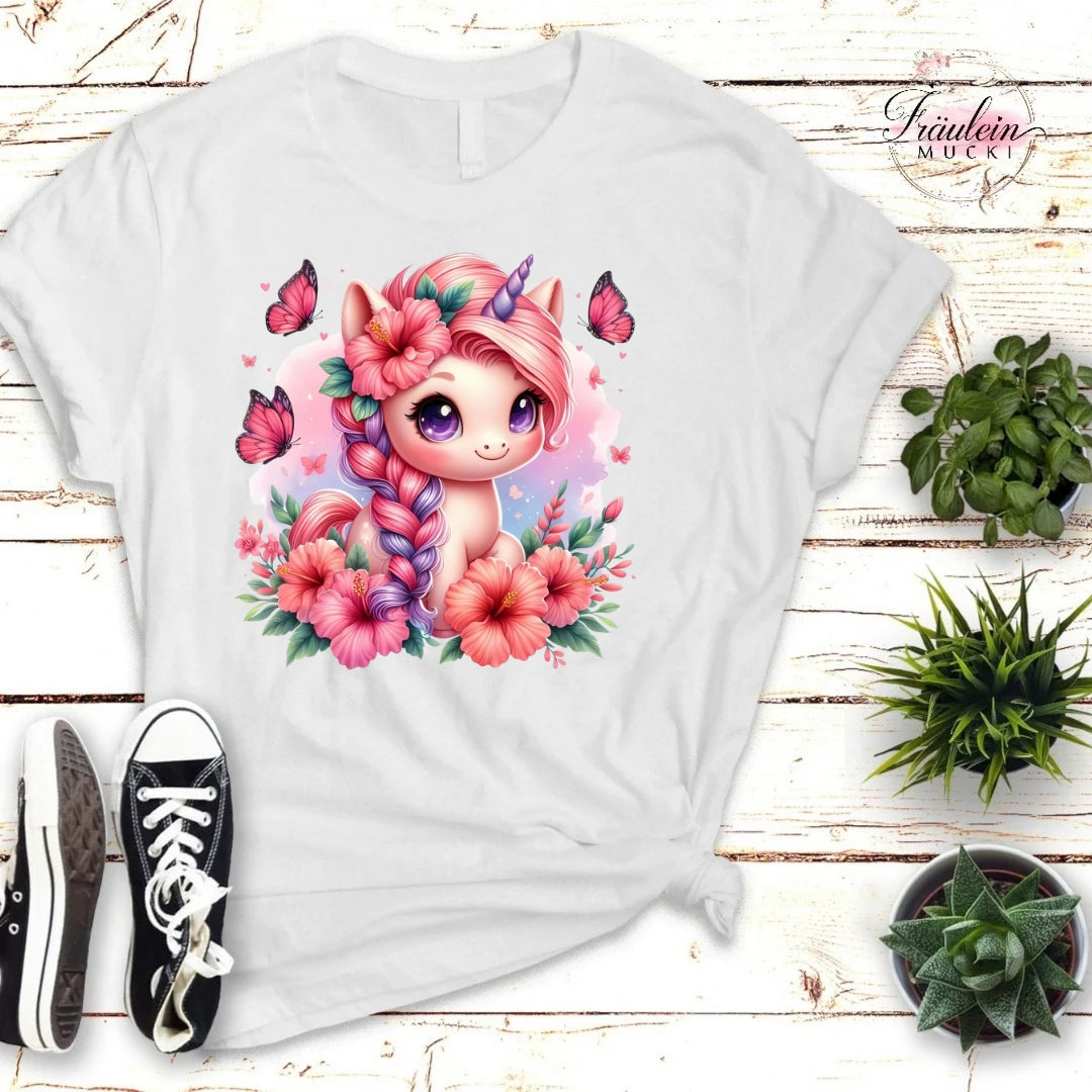 Bügelbild Tropisches Einhorn