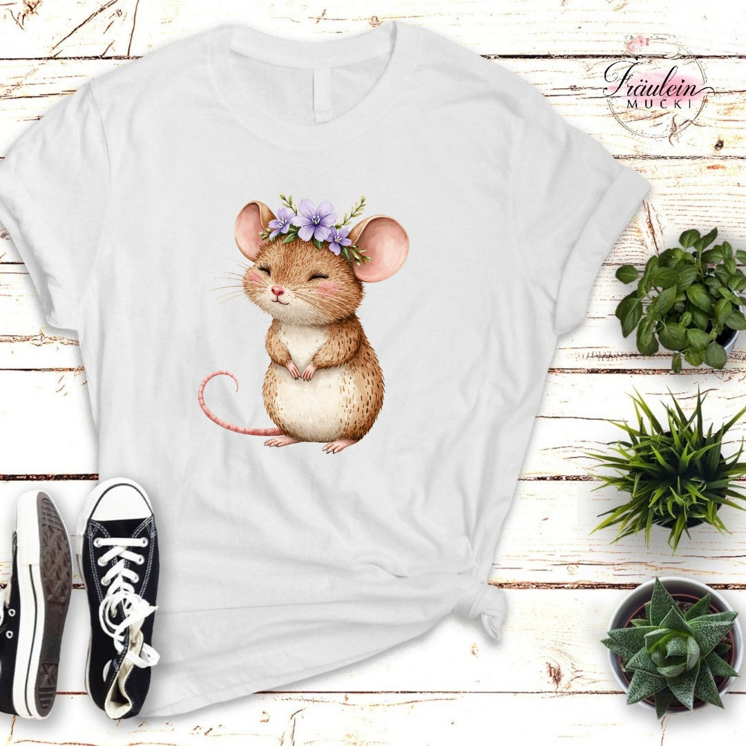 Bügelbild Frühlingswald lila