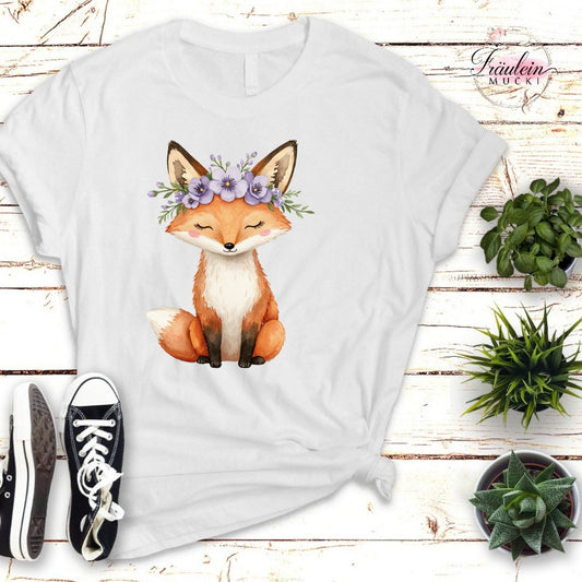 Bügelbild Frühlingswald lila