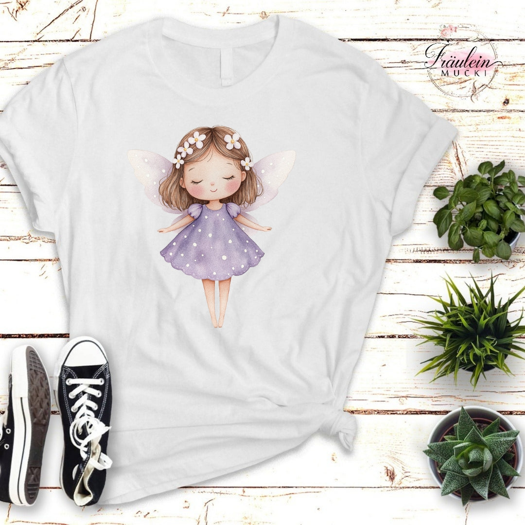 Bügelbild Frühlingswald lila