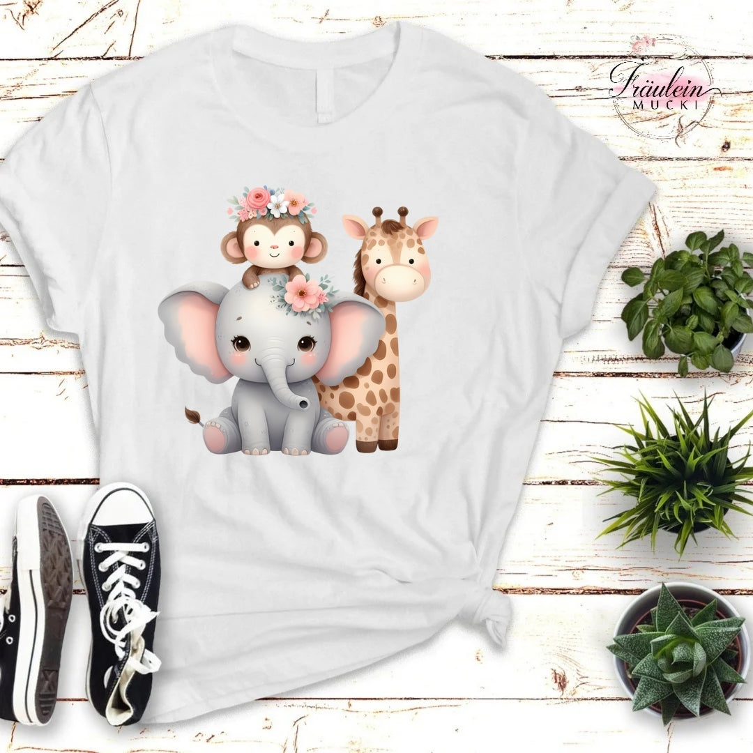 Bügelbild Safari Animals