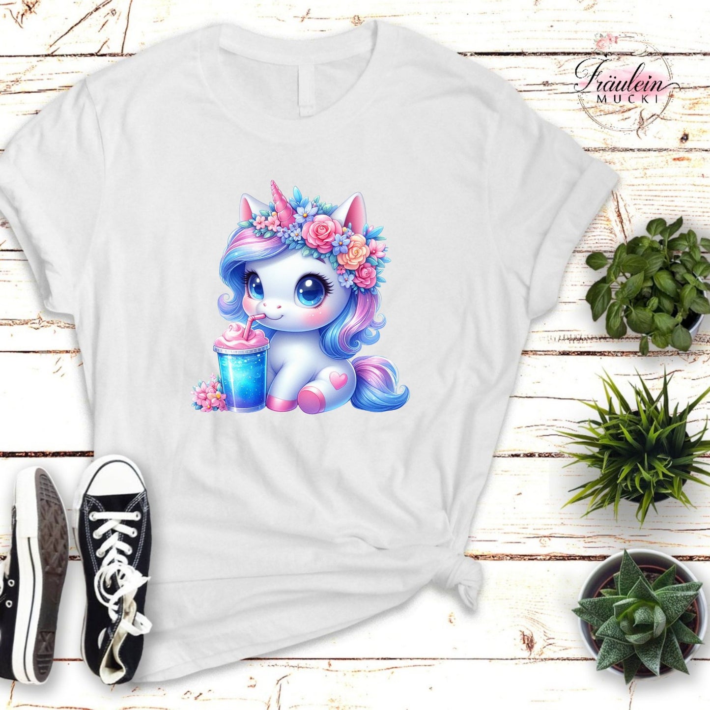 Bügelbild Sommer Einhorn