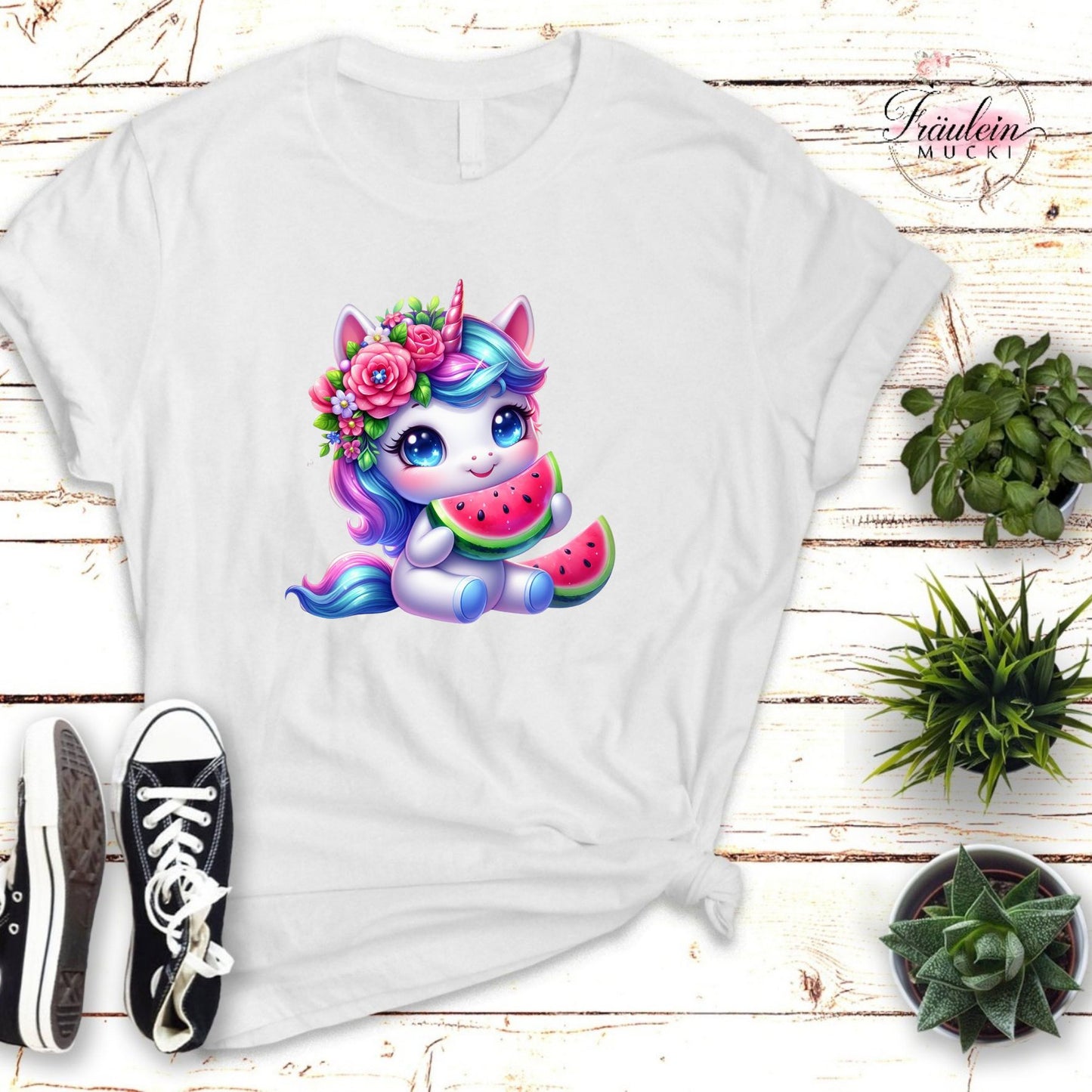 Bügelbild Sommer Einhorn