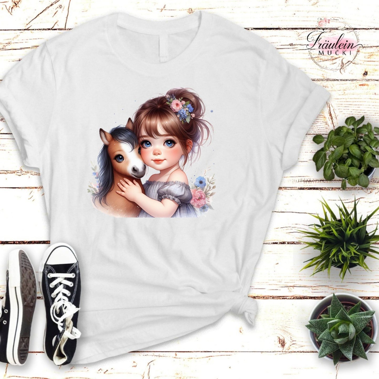 Bügelbild Pony Girl