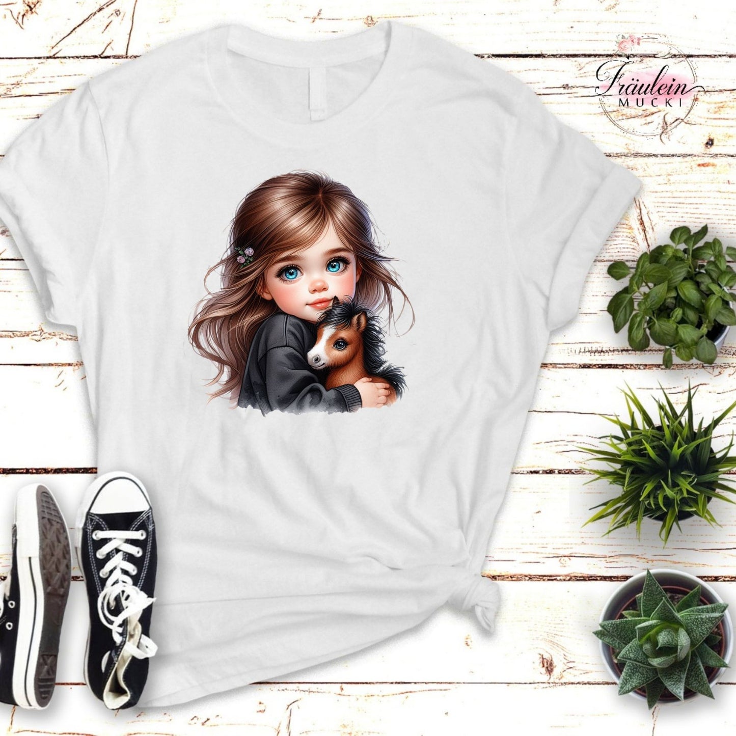 Bügelbild Pony Girl