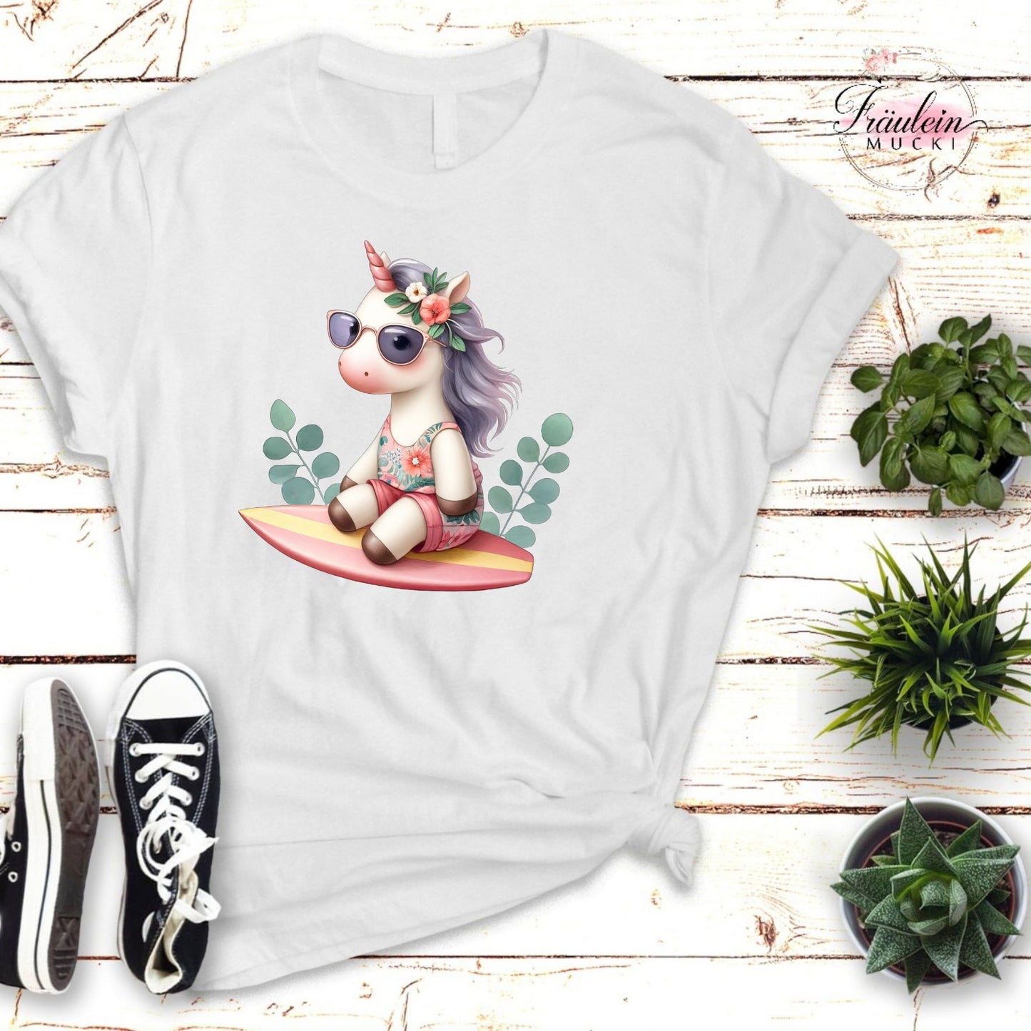 Bügelbild Surfing Animals