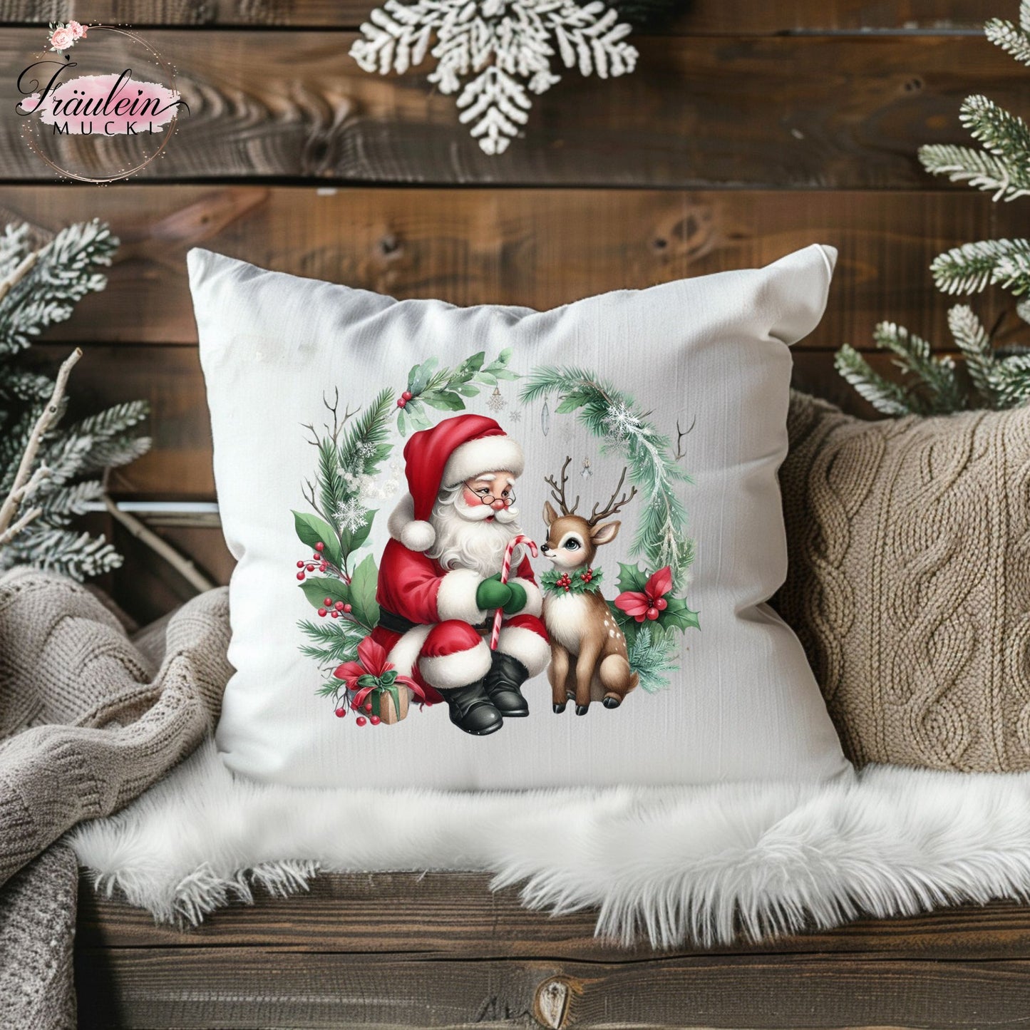 Bügelbild Weihnachten