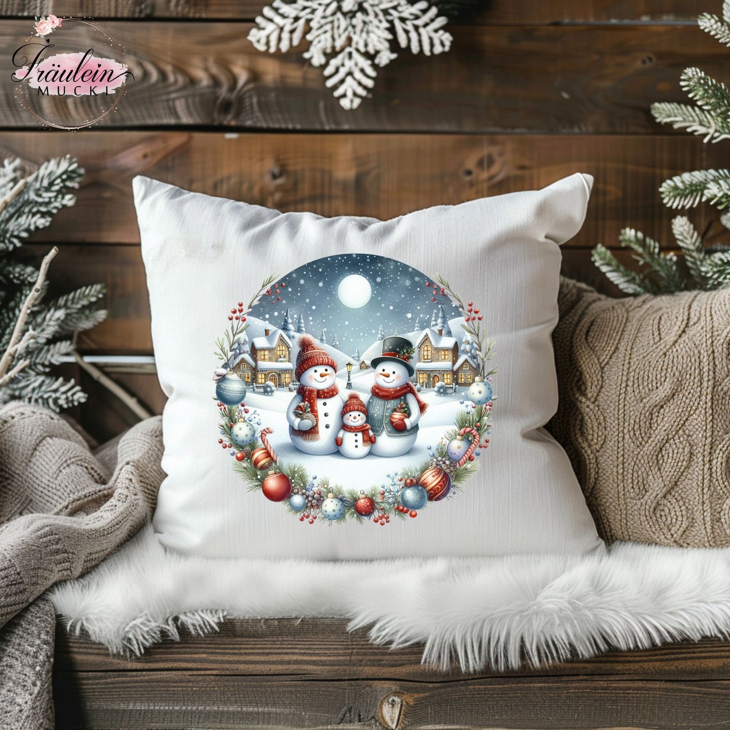 Bügelbild Weihnachten