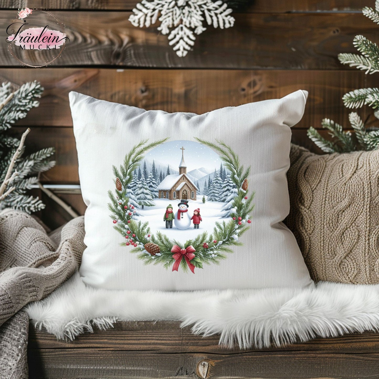 Bügelbild Weihnachten