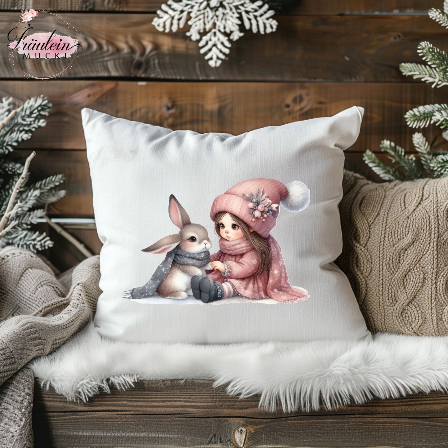 Bügelbild Winterzwerg