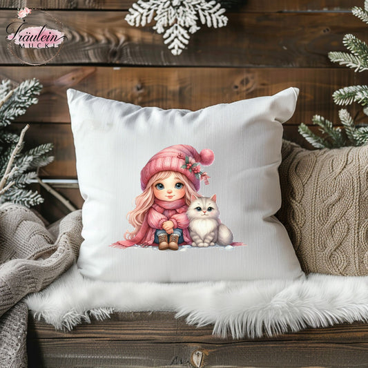 Bügelbild Winterzwerg