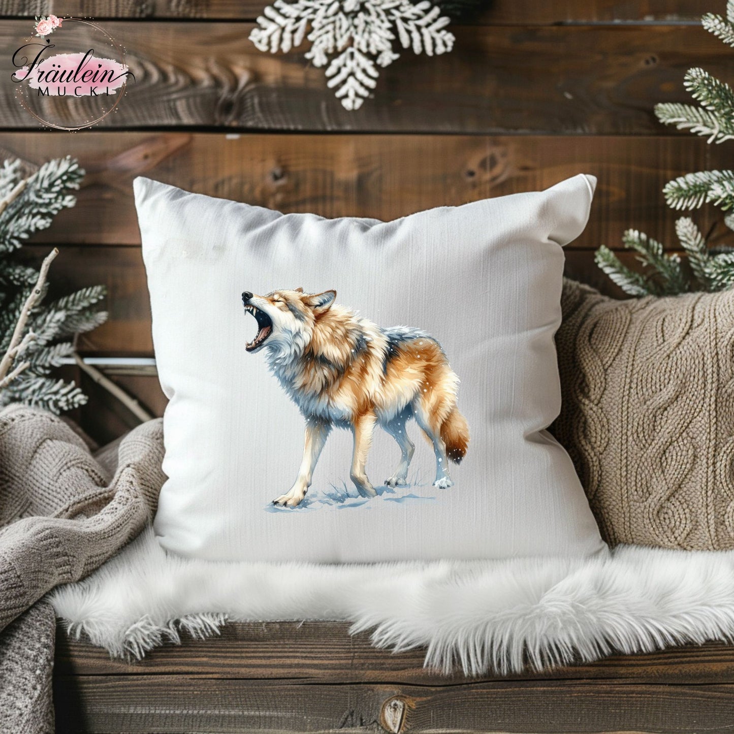 Bügelbild Winter Animals