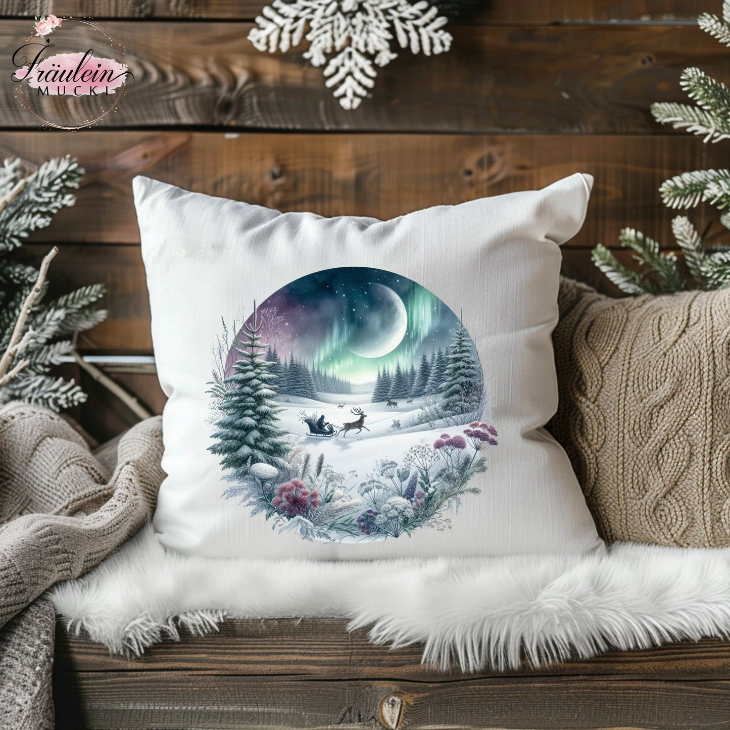 Bügelbild Winter Animals