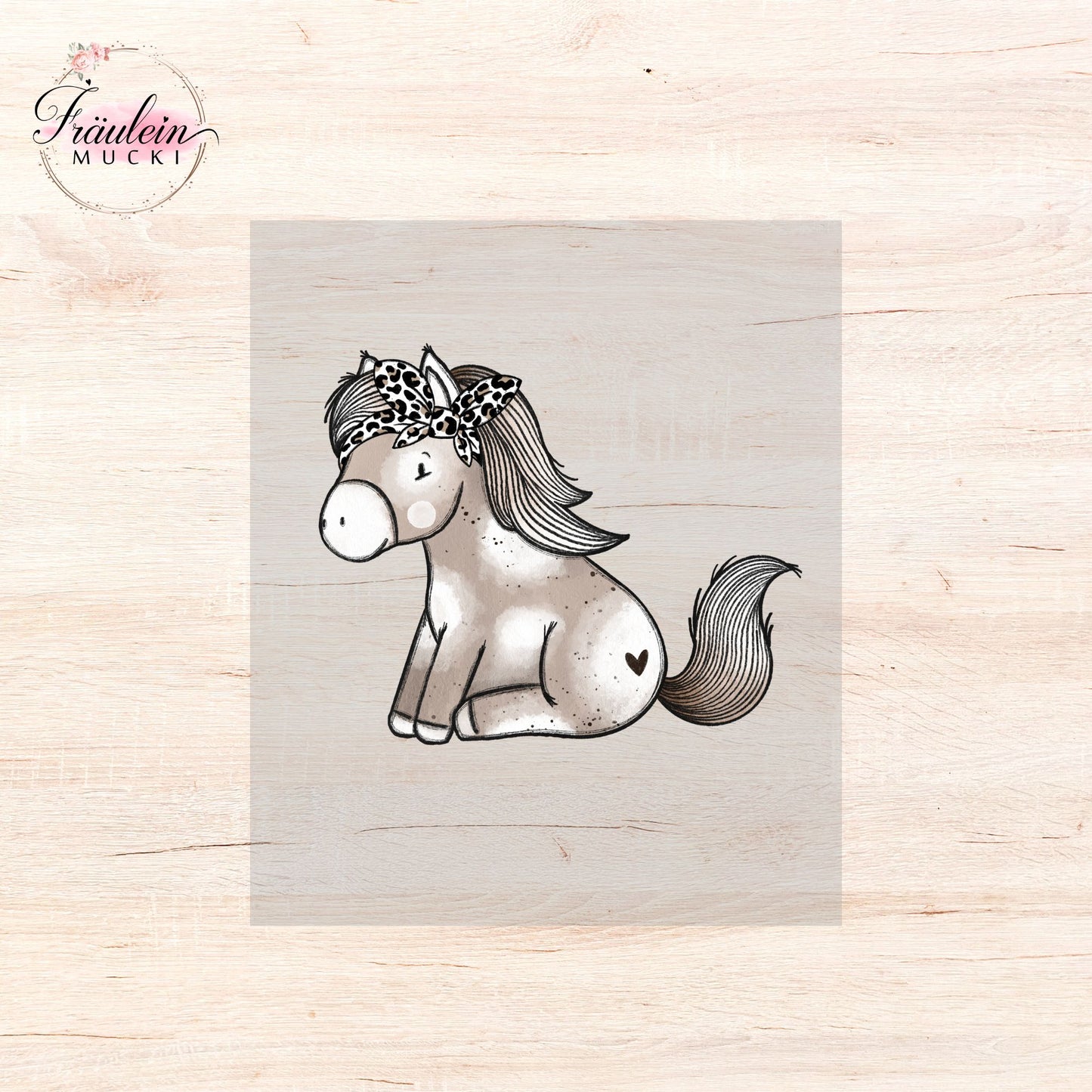Bügelbild Leo Pony