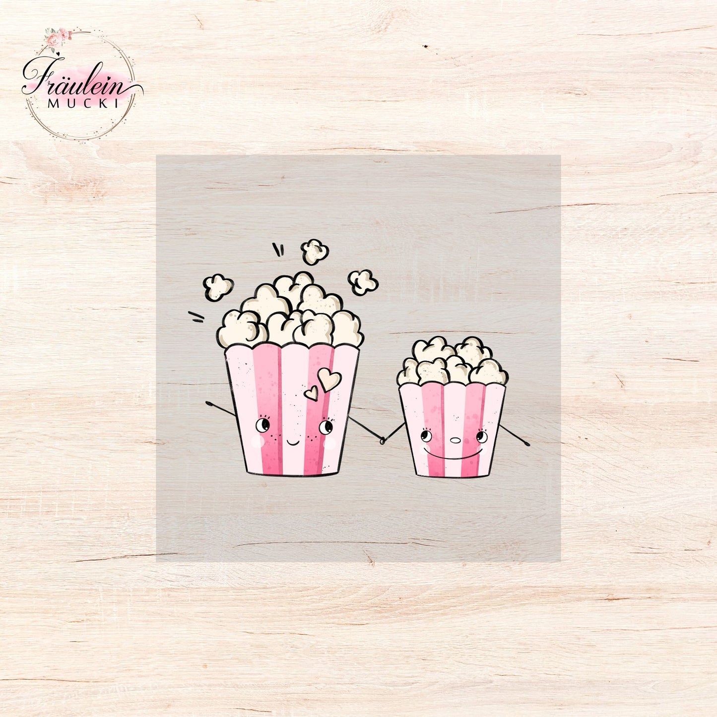 Bügelbild Popcorntime