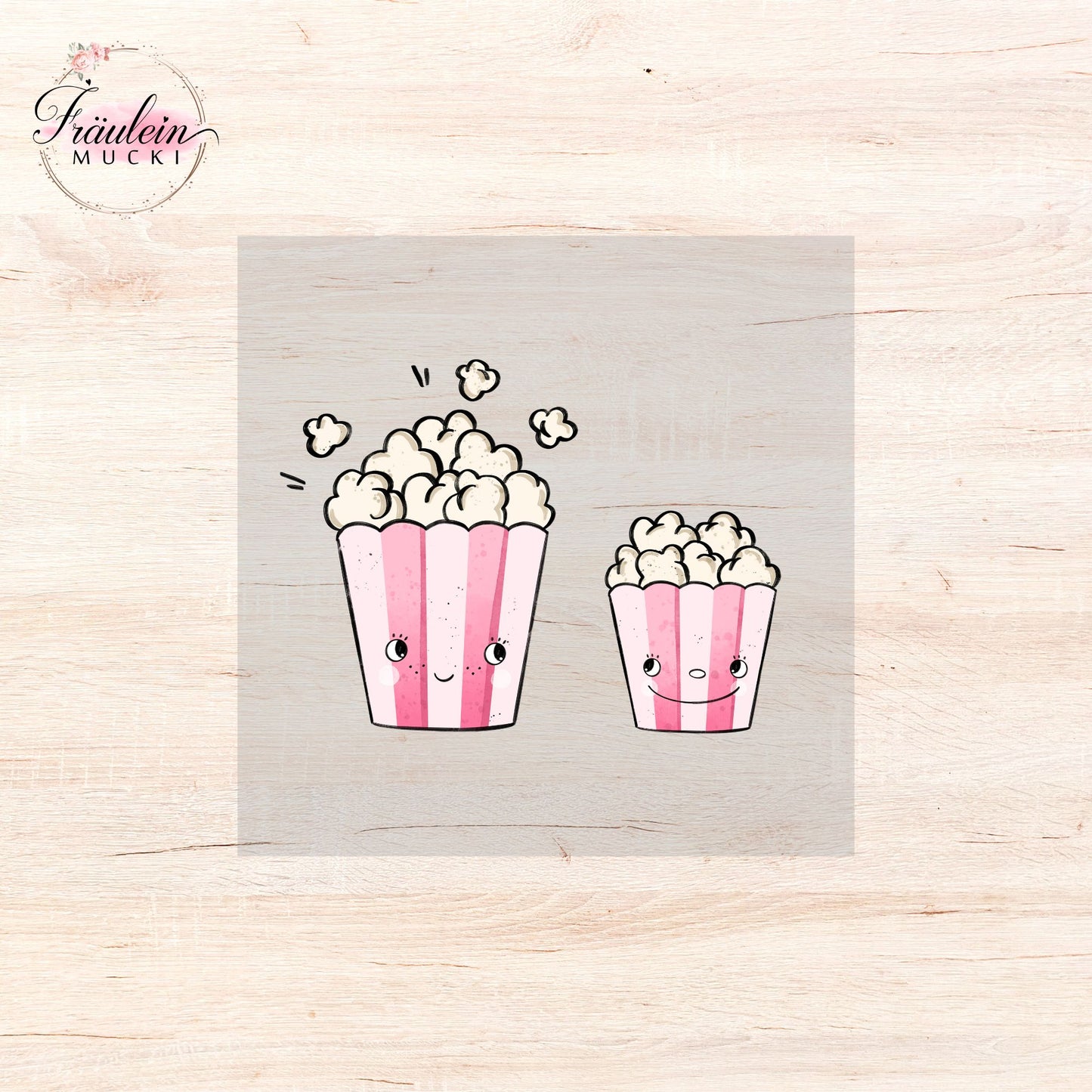 Bügelbild Popcorntime