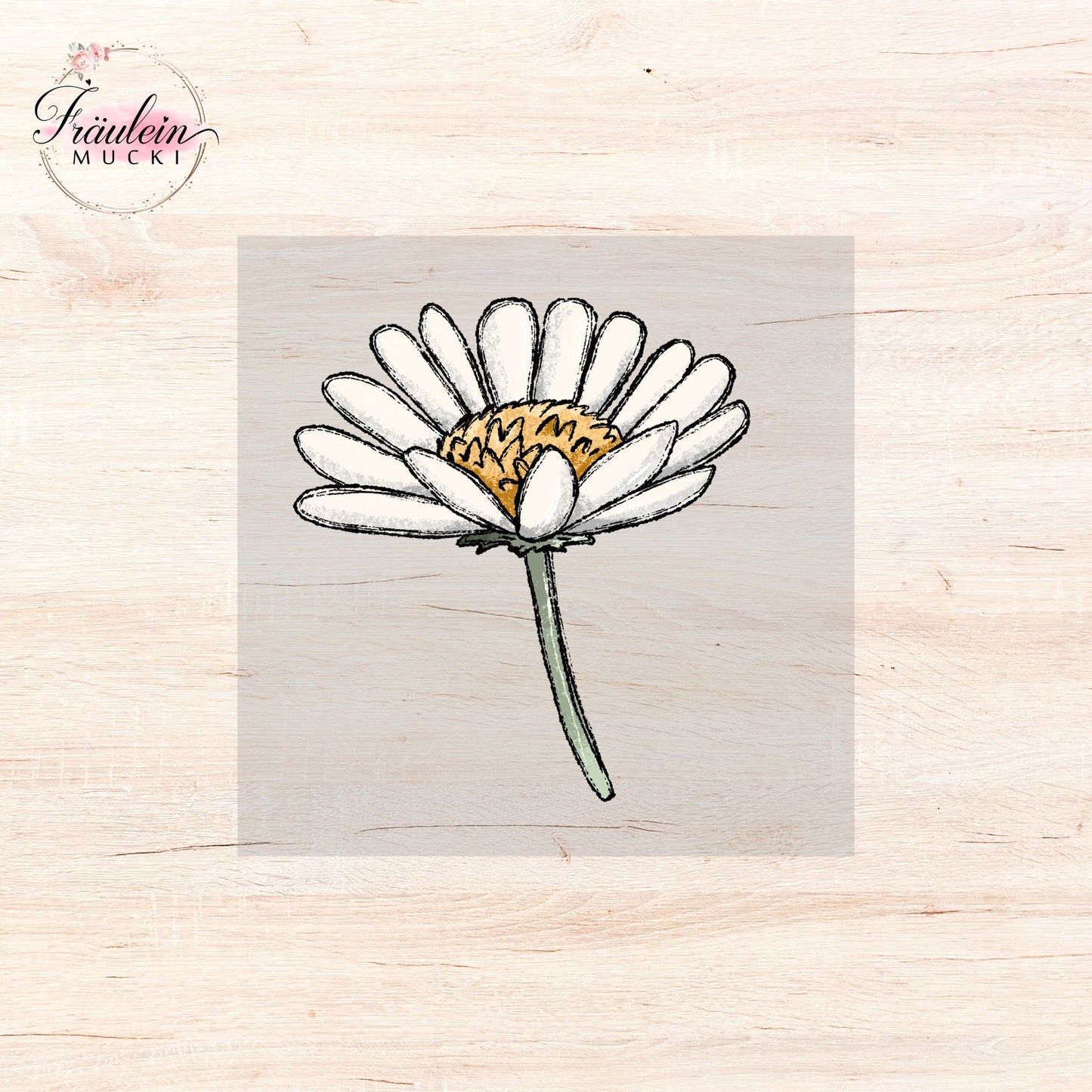Bügelbild Blumenwiese flieder