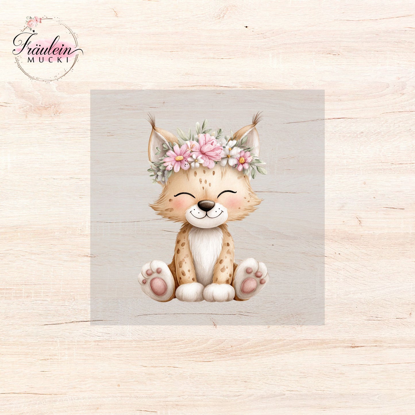 Bügelbild Boho Woodland