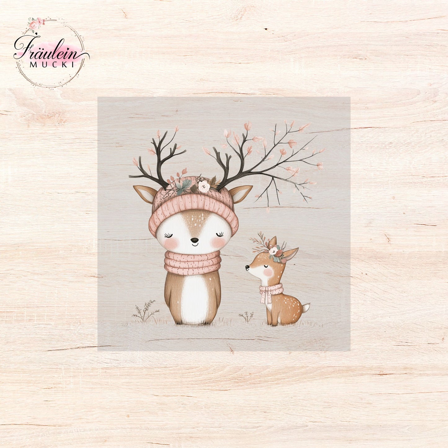 Bügelbild Winter Woodland