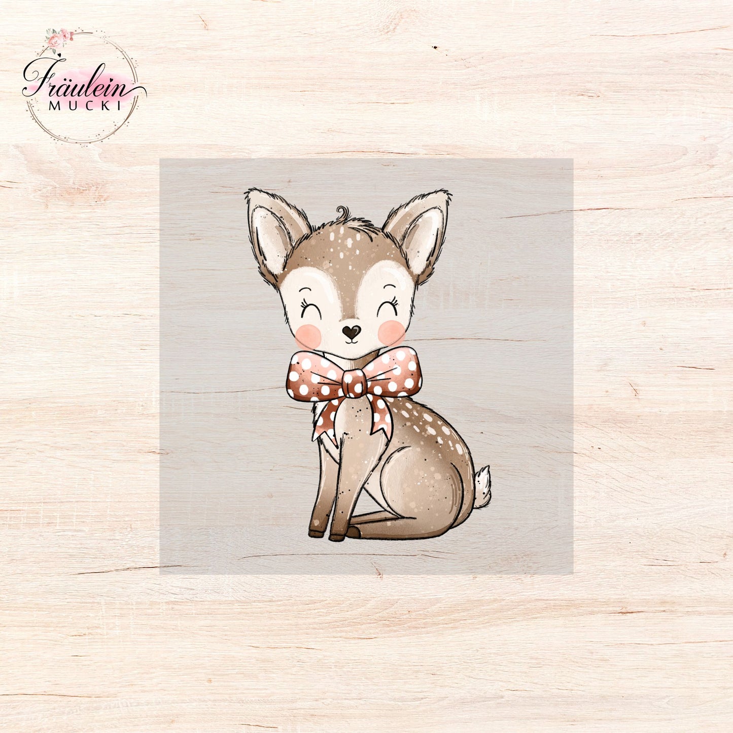 Bügelbild Rehkitz