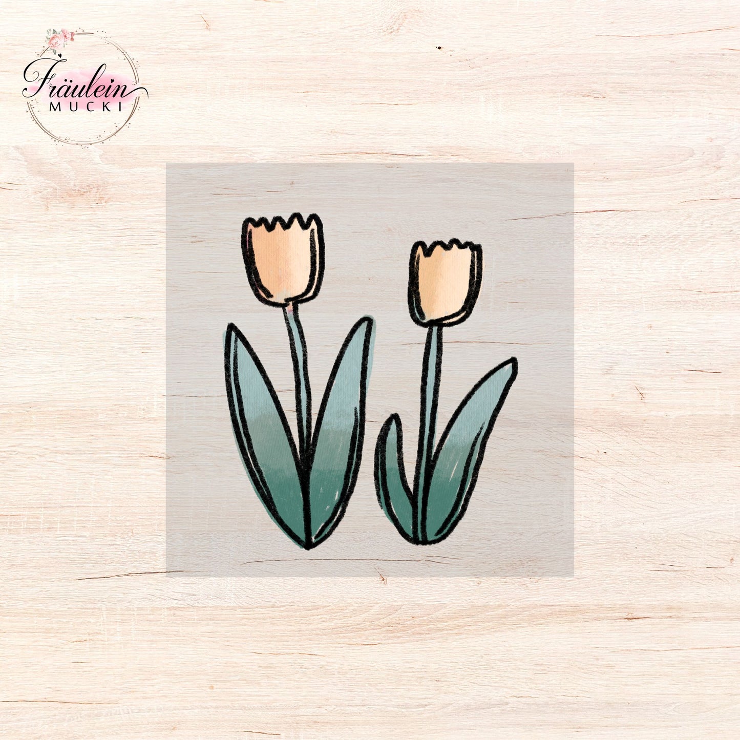 Bügelbild Spring awake