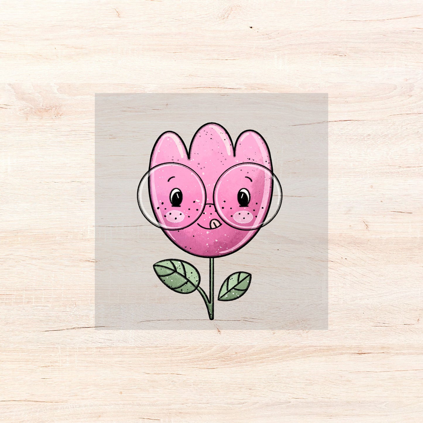 Bügelbild Tulpenwiese