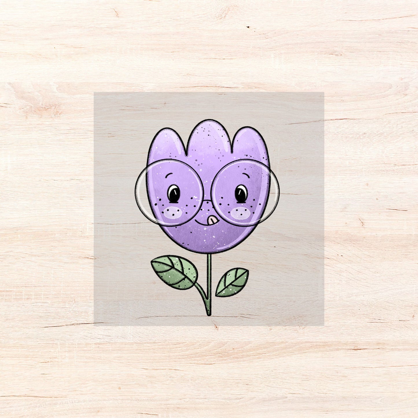 Bügelbild Tulpenwiese