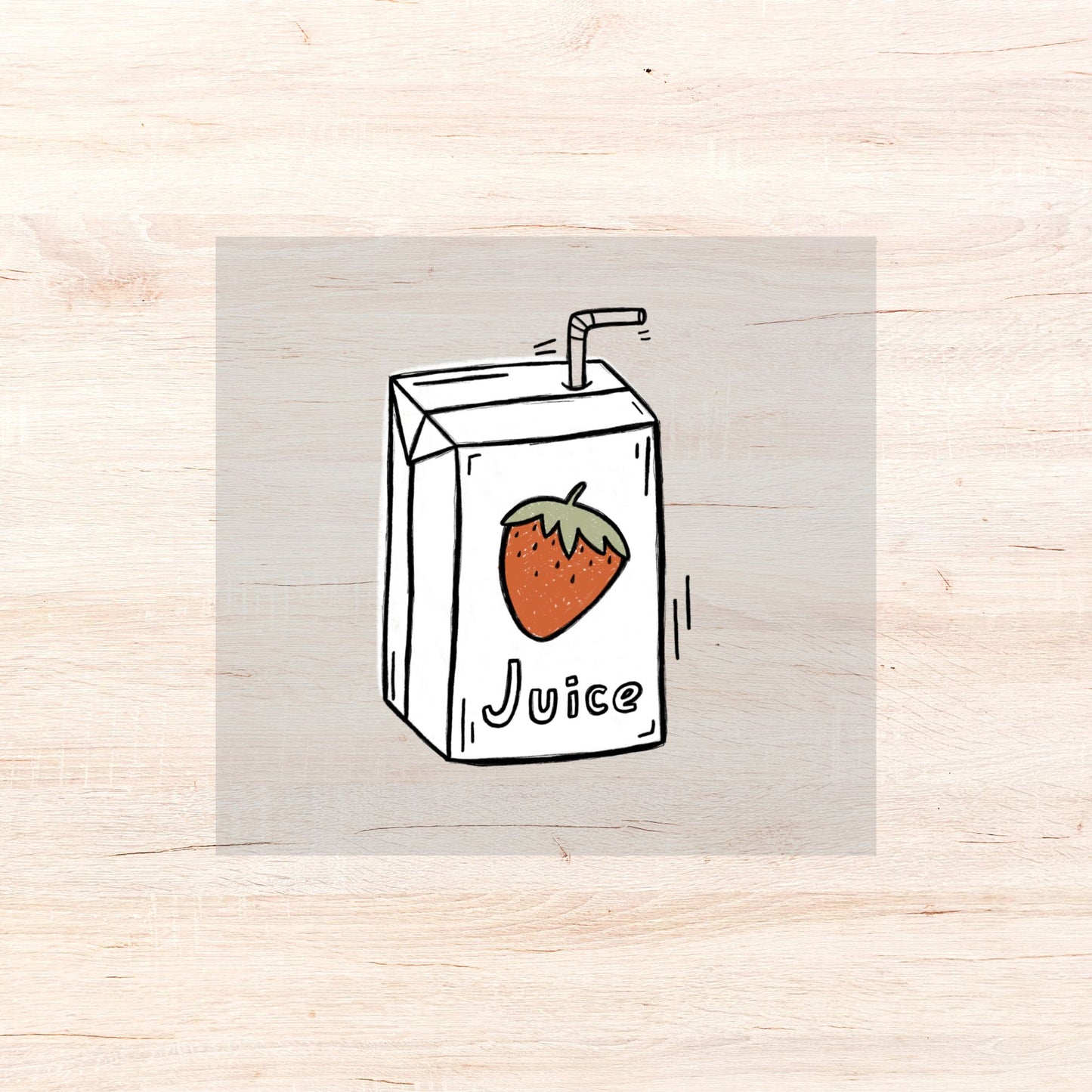 Bügelbild Juicy Summer Erdbeere