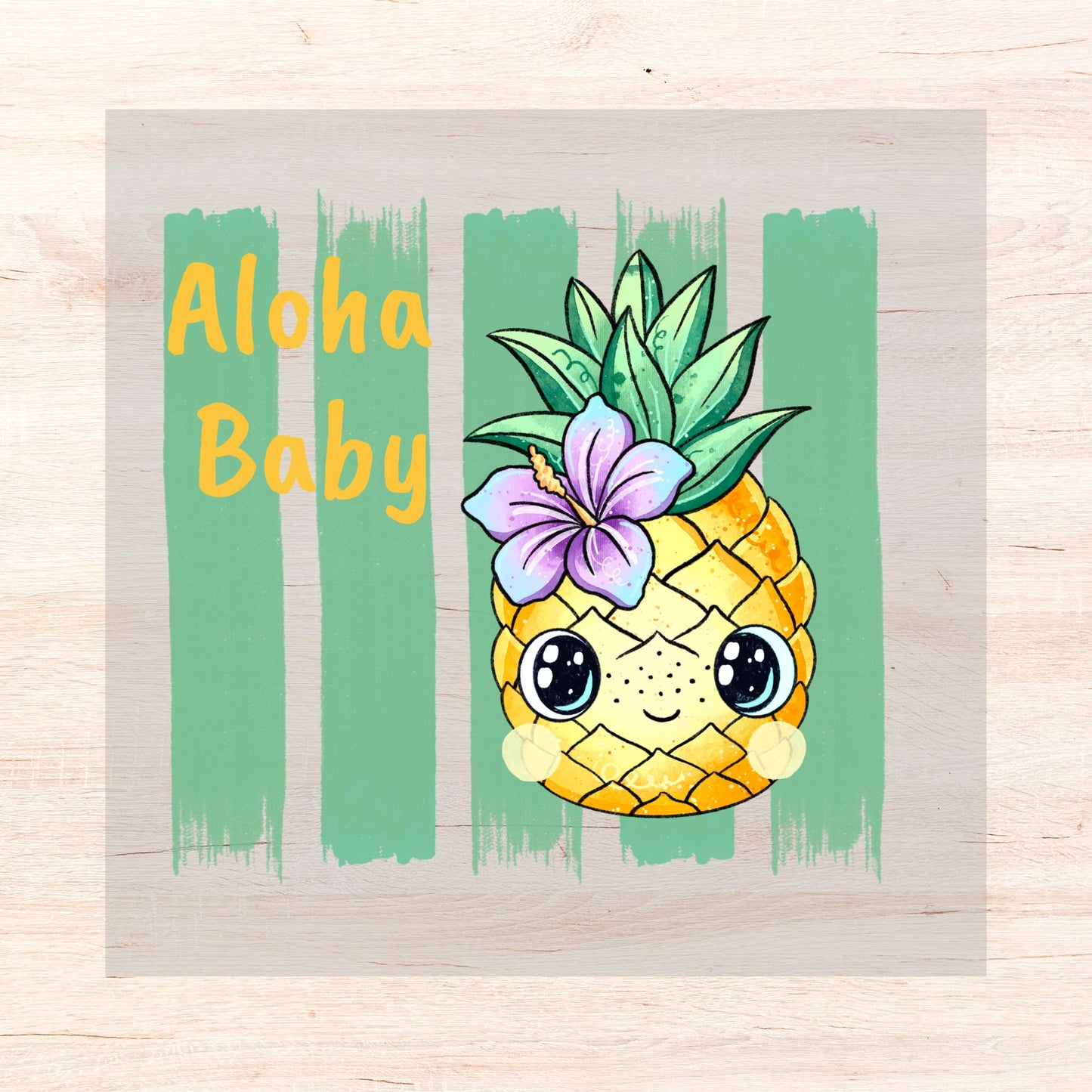 Bügelbild Aloha Baby